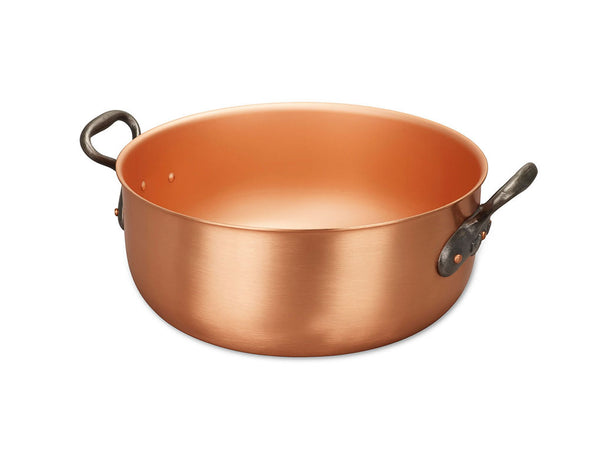 6L Large Stockpot 2.5mm Copper Cookware Set Stainless Steel Lid